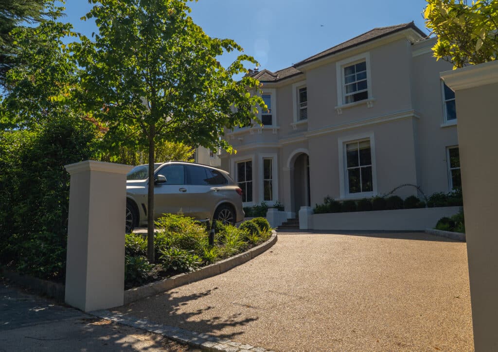 Townhouse driveway design build Kent Sussex